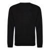 Just Hoods AWJH030 Awdis uniszex pamut környakú pulóver - Black Smoke