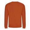 Just Hoods AWJH030 Awdis uniszex pamut környakú pulóver - Burnt Orange