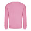 Just Hoods AWJH030 Awdis uniszex pamut környakú pulóver - Candyfloss Pink