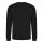 Just Hoods AWJH030 Awdis uniszex pamut környakú pulóver - Deep Black