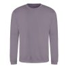 Just Hoods AWJH030 Awdis uniszex pamut környakú pulóver - Dusty Lilac