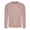 Just Hoods AWJH030 Awdis uniszex pamut környakú pulóver - Dusty Pink
