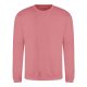 Just Hoods AWJH030 Awdis uniszex pamut környakú pulóver - Dusty Rose