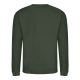 Just Hoods AWJH030 Awdis uniszex pamut környakú pulóver - Forest Green