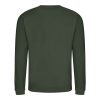 Just Hoods AWJH030 Awdis uniszex pamut környakú pulóver - Forest Green