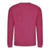 Just Hoods AWJH030 Awdis uniszex pamut környakú pulóver - Hot Pink