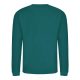 Just Hoods AWJH030 Awdis uniszex pamut környakú pulóver - Jade