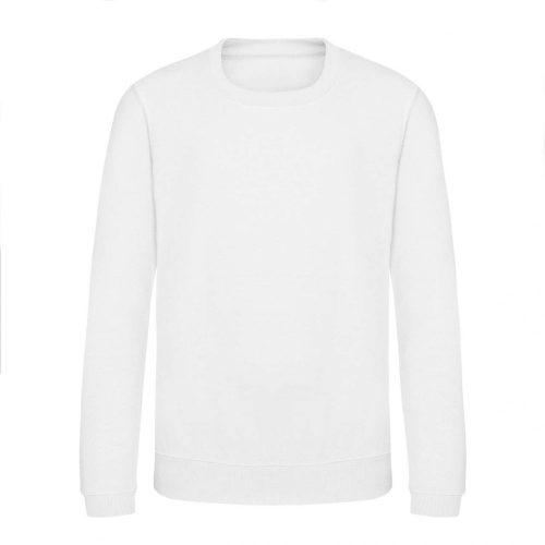 Just Hoods AWJH030J Awdis gyerek környakas pulóver - Arctic White