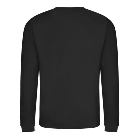   Just Hoods AWJH030 Awdis uniszex pamut környakú pulóver - Jet Black