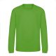 Just Hoods AWJH030J Awdis gyerek környakas pulóver - Lime Green