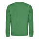 Just Hoods AWJH030 Awdis uniszex pamut környakú pulóver - Kelly Green