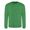 Just Hoods AWJH030 Awdis uniszex pamut környakú pulóver - Kelly Green