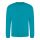 Just Hoods AWJH030 Awdis uniszex pamut környakú pulóver - Lagoon Blue