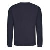 Just Hoods AWJH030 Awdis uniszex pamut környakú pulóver - New French Navy