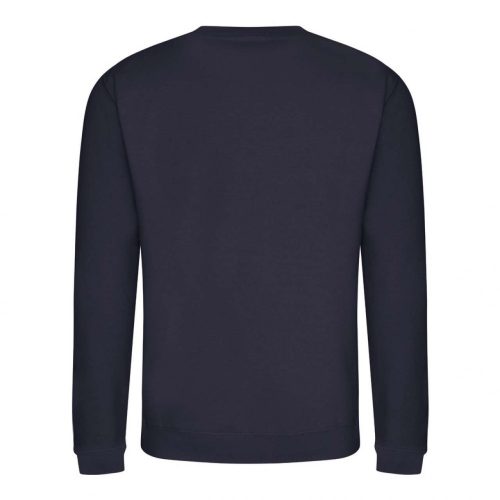 Just Hoods AWJH030 Awdis uniszex pamut környakú pulóver - New French Navy