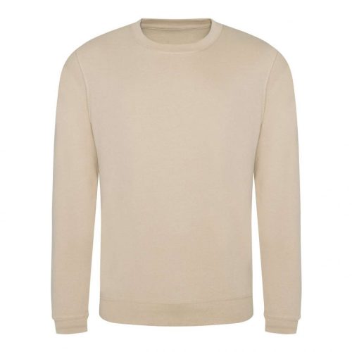 Just Hoods AWJH030 Awdis uniszex pamut környakú pulóver - Nude