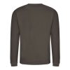 Just Hoods AWJH030 Awdis uniszex pamut környakú pulóver - Olive Green