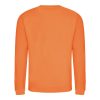 Just Hoods AWJH030 Awdis uniszex pamut környakú pulóver - Orange Crush