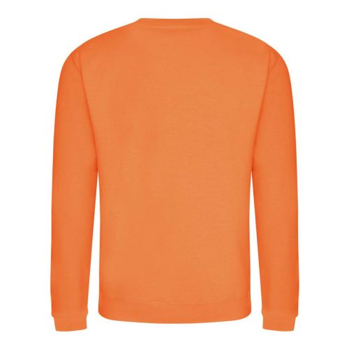 Just Hoods AWJH030 Awdis uniszex pamut környakú pulóver - Orange Crush