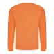 Just Hoods AWJH030 Awdis uniszex pamut környakú pulóver - Orange Crush