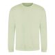 Just Hoods AWJH030 Awdis uniszex pamut környakú pulóver - Pistachio Green