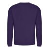 Just Hoods AWJH030 Awdis uniszex pamut környakú pulóver - Purple