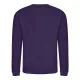 Just Hoods AWJH030 Awdis uniszex pamut környakú pulóver - Purple
