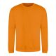 Just Hoods AWJH030 Awdis uniszex pamut környakú pulóver - Pumpkin Pie