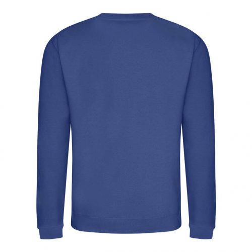 Just Hoods AWJH030 Awdis uniszex pamut környakú pulóver - Royal Blue