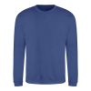 Just Hoods AWJH030 Awdis uniszex pamut környakú pulóver - Royal Blue