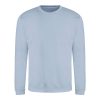 Just Hoods AWJH030 Awdis uniszex pamut környakú pulóver - Sky Blue