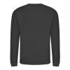 Just Hoods AWJH030 Awdis uniszex pamut környakú pulóver - Storm Grey
