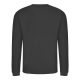 Just Hoods AWJH030 Awdis uniszex pamut környakú pulóver - Storm Grey
