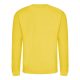 Just Hoods AWJH030 Awdis uniszex pamut környakú pulóver - Sun Yellow