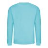 Just Hoods AWJH030 Awdis uniszex pamut környakú pulóver - Turquoise Surf