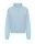 Just Hoods AWJH037 női pamut rövid 1/4 cipzáros galléros pulóver - Sky Blue