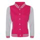 Just Hoods AWJH043F WOMEN'S VARSITY JACKET XS