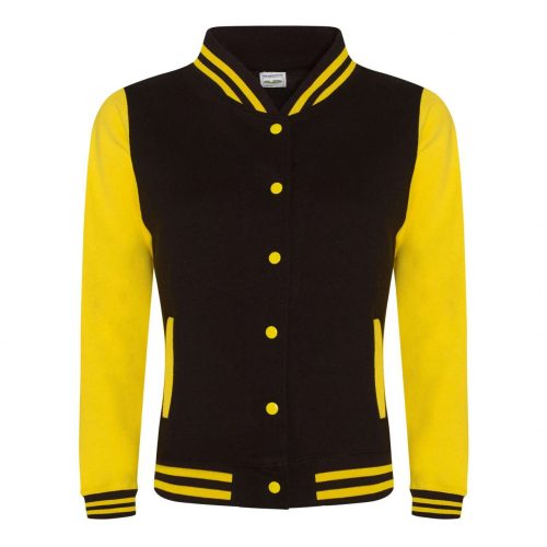Just Hoods AWJH043F WOMEN'S VARSITY JACKET XS