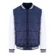 Just Hoods AWJH049 VARSITY PUFFER JACKET XS