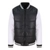 Just Hoods AWJH049 VARSITY PUFFER JACKET XS