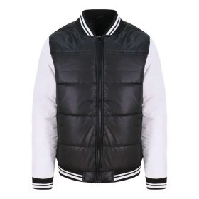 Just Hoods AWJH049 VARSITY PUFFER JACKET XS
