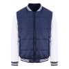Just Hoods AWJH049 VARSITY PUFFER JACKET XS