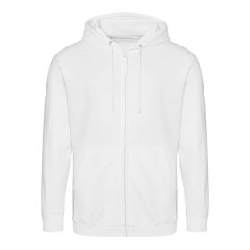   Just Hoods AWJH050 Zoodie cipzáros kapucnis pulóver - Arctic White