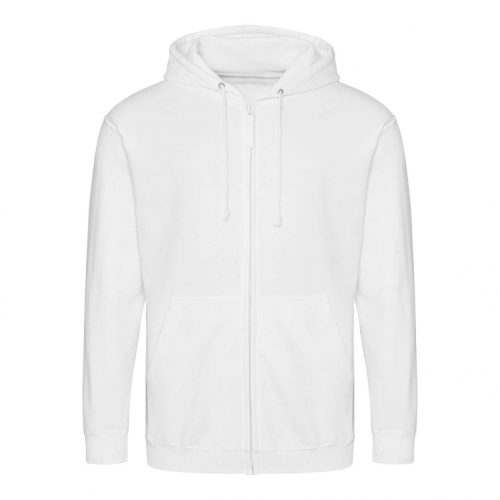 Just Hoods AWJH050 Zoodie cipzáros kapucnis pulóver - Arctic White