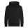 Just Hoods AWJH050J gyerek pamut cipzáros pulóver - Deep Black
