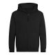Just Hoods AWJH050J gyerek pamut cipzáros pulóver - Deep Black