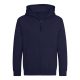 Just Hoods AWJH050J gyerek pamut cipzáros pulóver - Oxford Navy
