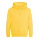 Just Hoods AWJH050J gyerek pamut cipzáros pulóver - Sun Yellow