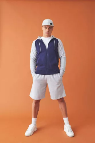 Just Hoods AWJH063 BASEBALL ZOODIE 2XL