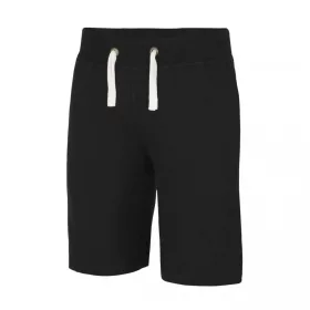 Just Hoods AWJH080 Campus pamut rövidnadrág - Jet Black